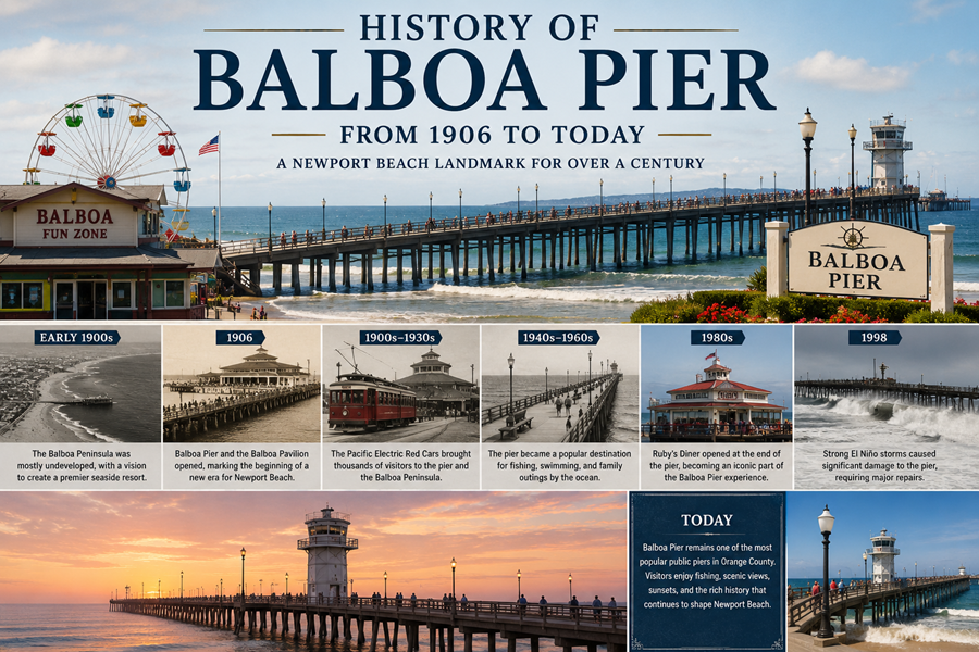 History of Balboa Pier – From 1906 to Today
